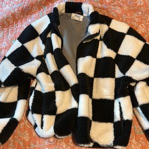 Stoic MTN checkered sherpa jacket